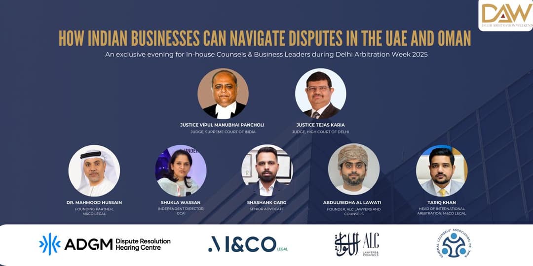 ALC Lawyers & Counsels at Delhi Arbitration Weekend 2025