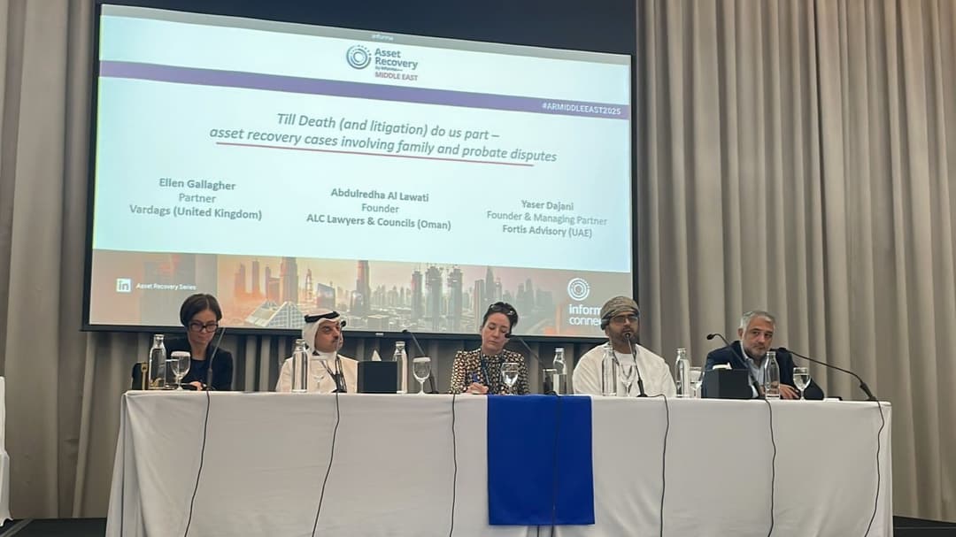 Abdulredha Al Lawati Speaks at Asset Recovery Middle East Conference 2025